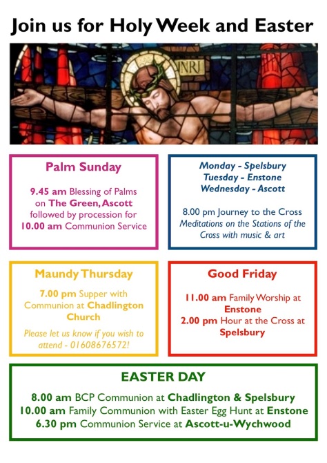 2019 Holy Week and Easter A4